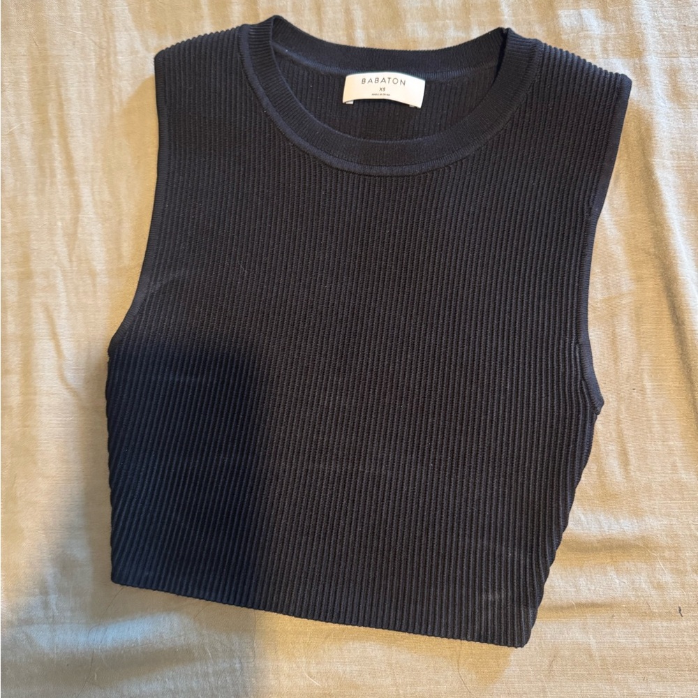Babaton Sculpt Knit Crop Top